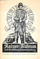 Titelseite des Rainerfestungsführers